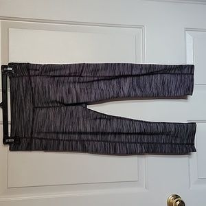 Tek Gear, women's running or workout pants, medium, DryTek, black and white.